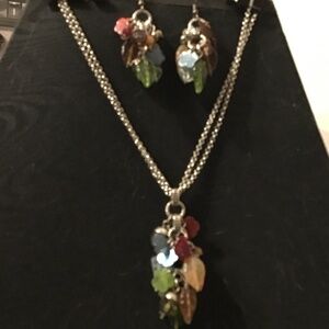 Brighton “Venetian Glass” necklace and earring set